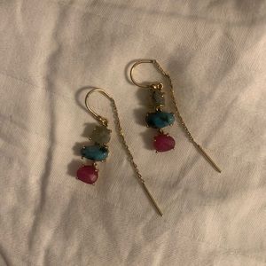 Anthropologie Semi precious stone earrings
